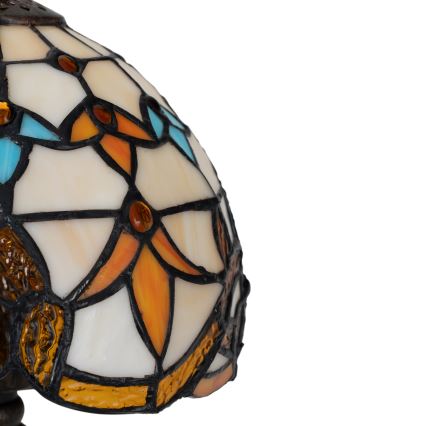Brilagi - Lampe de table Tiffany en vitrail MIRABELLA 1xE27/60W/230V