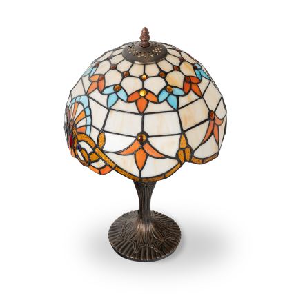 Brilagi - lampe de table Tiffany en vitrail MIRABELLA 1xE27/60W/230V