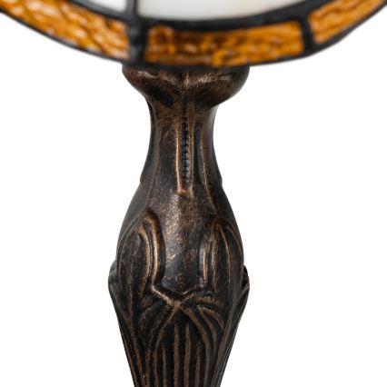Brilagi - lampe de table Tiffany en vitrail MIRABELLA 1xE27/60W/230V