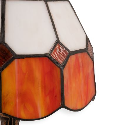 BRILAGI - Lampe de table Tiffany en vitrail SIENNA 1xE27/60W/230V