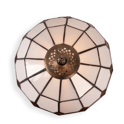 Brilagi - Lampe de table Tiffany en vitrail SIENNA 1xE27/60W/230V