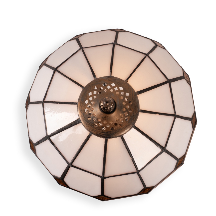 Brilagi - Lampe de table Tiffany en vitrail SIENNA 1xE27/60W/230V