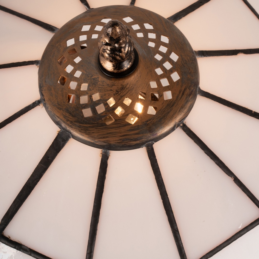 Brilagi - Lampe de table Tiffany en vitrail SIENNA 1xE27/60W/230V