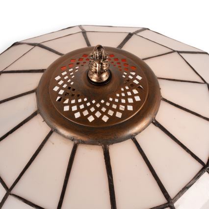 Brilagi - Lampe de table Tiffany en vitrail SIENNA 1xE27/60W/230V