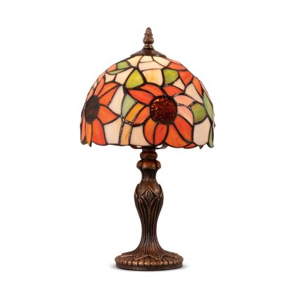 Brilagi - lampe de table Tiffany en vitrail SUNFLOWER 1xE27/60W/230V