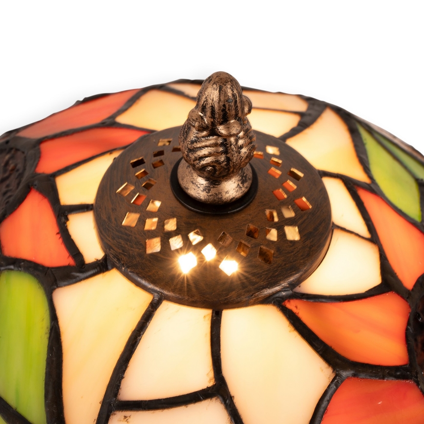 Brilagi - lampe de table Tiffany en vitrail SUNFLOWER 1xE27/60W/230V