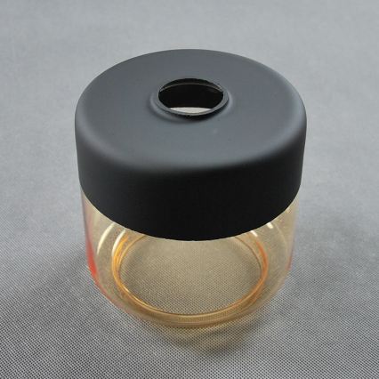 BRILAGI - Lampe de table WOOD GLASS 1xE27/40W/230V marron/noir/beige fumé