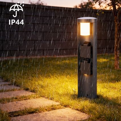 Brilagi - Lampe d'extérieur avec 2 prises SCHUKO PILLAR 1xG9/11W/230V IP44 anthracite