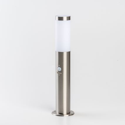 BRILAGI - Lampe extérieure ELIA avec détecteur de mouvement 1xE27/20W/230V IP44 50 cm chrome mat