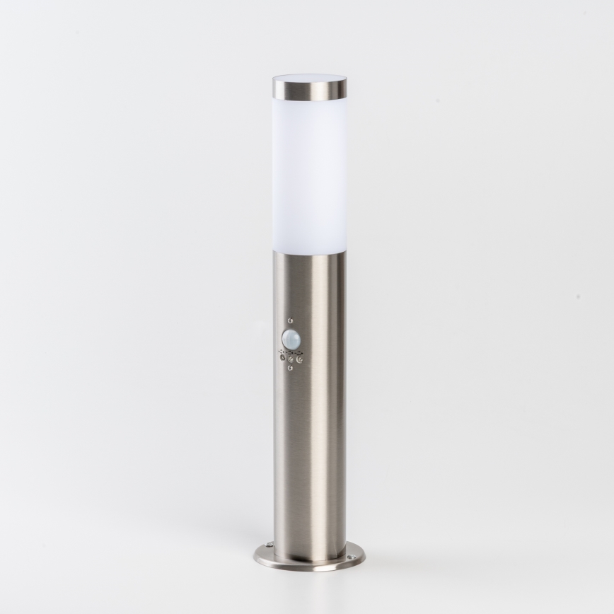 BRILAGI - Lampe extérieure ELIA avec détecteur de mouvement 1xE27/20W/230V IP44 50 cm chrome mat