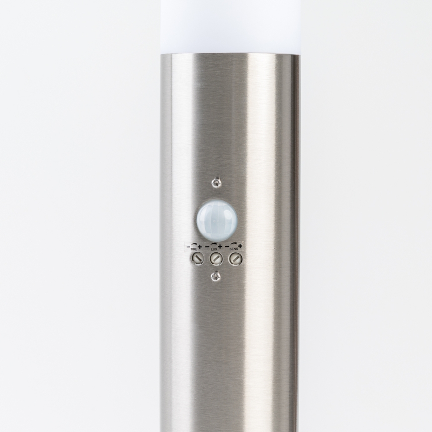 BRILAGI - Lampe extérieure ELIA avec détecteur de mouvement 1xE27/20W/230V IP44 50 cm chrome mat