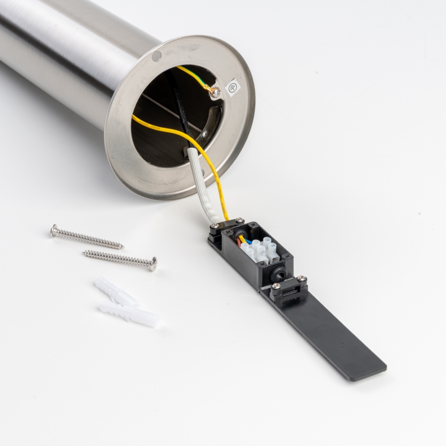BRILAGI - Lampe extérieure ELIA avec détecteur de mouvement 1xE27/20W/230V IP44 50 cm chrome mat