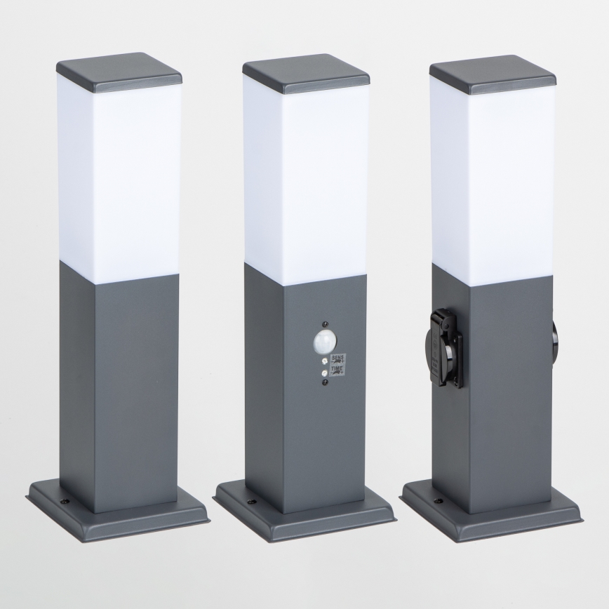 Brilagi - Lampe d'extérieur avec détecteur de mouvement NOVA 1x E27/15 W/230 V 40 cm IP44 anthracite