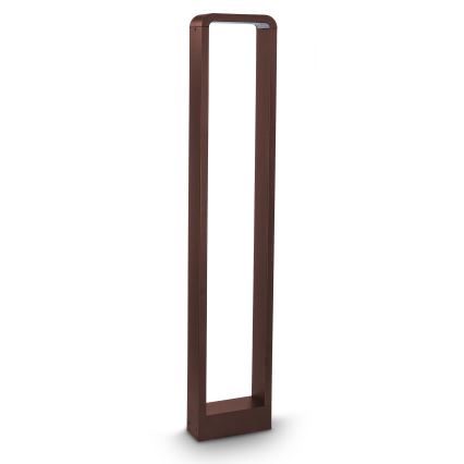 Brilagi - Lampe d'extérieur LED BARI LED/7W/230V 3000/4000/6000K brune IP54 80 cm