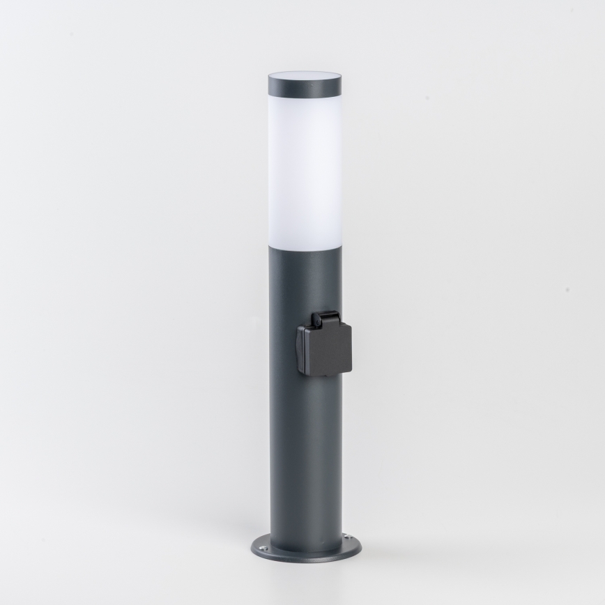 BRILAGI - Lampe d'extérieur LED avec prise ELIA 1xE27/7W/230V 4000K IP44 50 cm anthracite