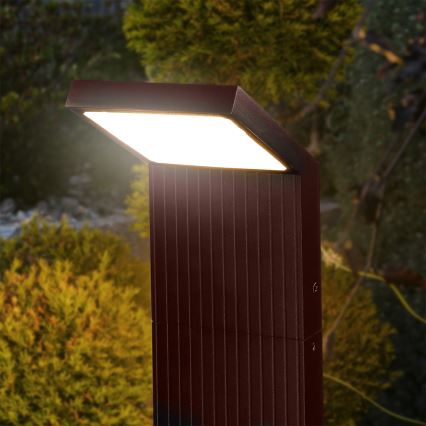 Brilagi - Lampe d'extérieur LED RIANO LED/8W/230V, marron, IP65, 80 cm