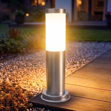 Brilagi - Lampe d'extérieur NOVA 1xE27/15W/230V 40 cm IP44 chrome mat