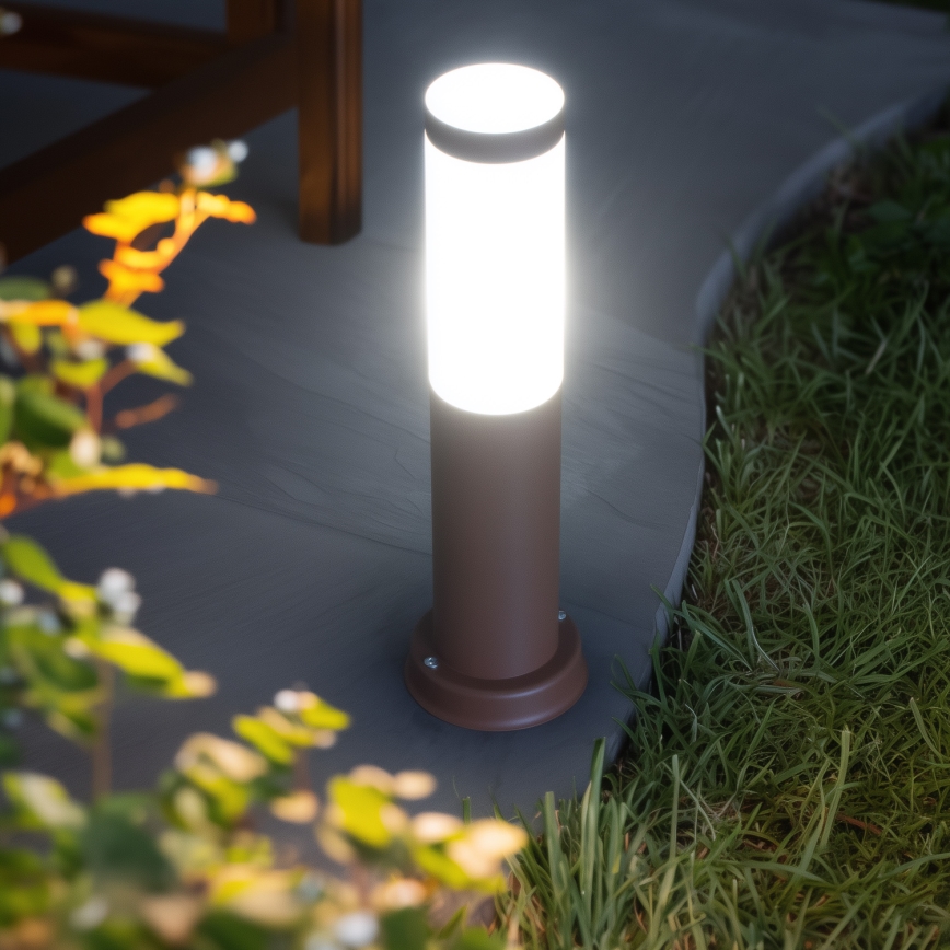 BRILAGI - Lampe d'extérieur NOVA 1xE27/15W/230V 40 cm IP44 marron