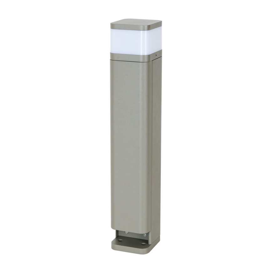 BRILAGI - Lampe extérieure avec 2 prises SCHUKO PILLAR 1xG9/11W/230V IP44 grise