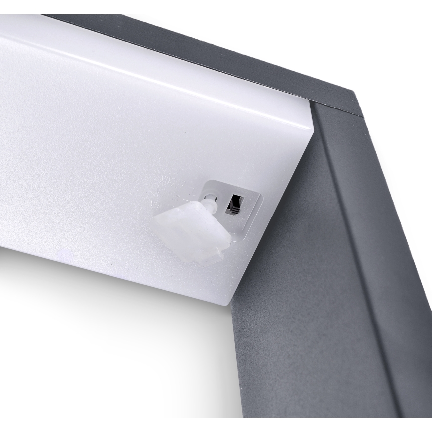 Brilagi - Lampe extérieure RAGUSA LED/7W/230V 3000/4000/6000K anthracite IP54 30 cm