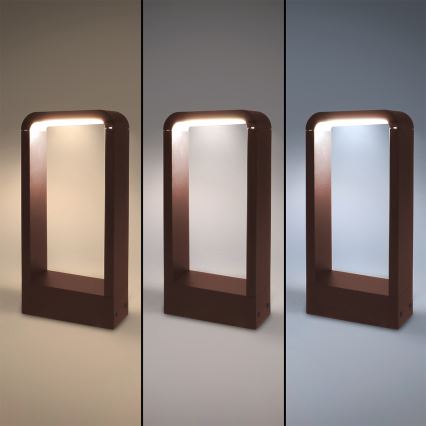 Brilagi - Lampe LED d'extérieur BARI LED/7W/230V 3000/4000/6000K marron IP54 30 cm