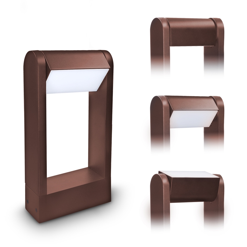 Brilagi - Lampe LED d'extérieur CROTONE LED/7W/230V marron IP54 30 cm