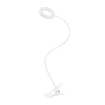Brilagi - Lampe LED dimmable à clip ORBELA LED/8W/5V 3000/4000/5000K blanche