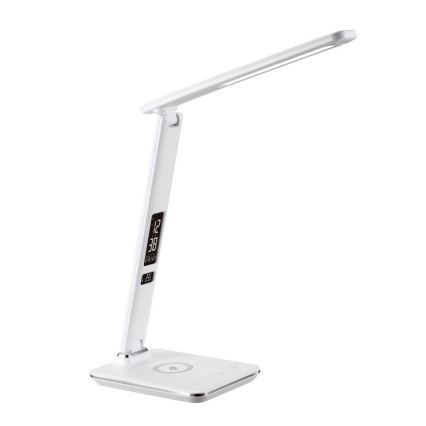 Brilagi - Lampe de table LED dimmable avec chargeur sans fil Qi et port USB REGINA LED/8,5W/230V blanche