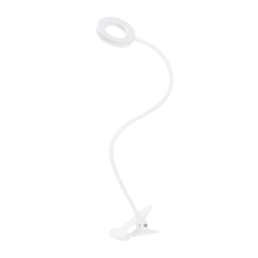 Brilagi - Lampe LED dimmable avec clip ORBELA LED/8W/230V 3000/4000/5000K blanc
