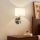 Brilagi - Lampe murale LED DAYA 1xE14/40W/230V + LED/3W blanc/chrome mat