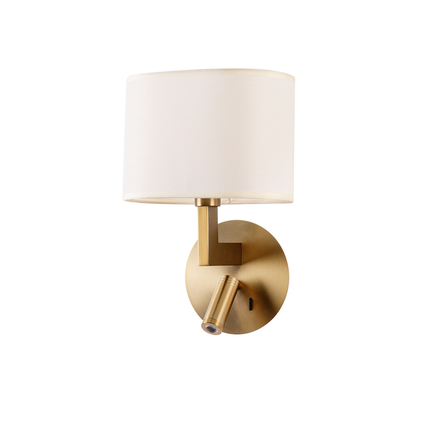 Brilagi - Lampe murale LED DAYA 1xE14/40W/230V + LED/3W crème/doré