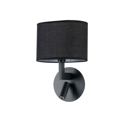 Brilagi - Lampe murale LED DAYA 1xE14/40W/230V + LED/3W noir