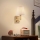 Brilagi - Lampe murale LED DEYA 1xE14/40W/230V + LED/3W lin/doré
