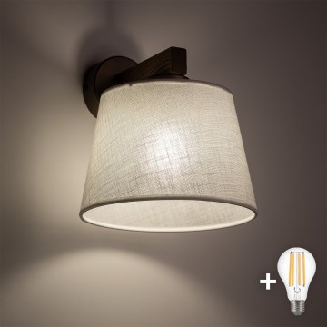 BRILAGI - Lampe murale LED LATTE 1xE27/15W/230V pin/blanc