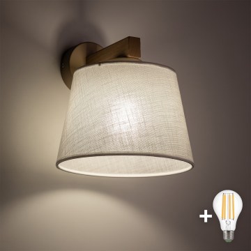 BRILAGI - Lampe murale LED LATTE SABIA 1xE27/15W/230V pin/blanc