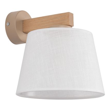 BRILAGI - Lampe murale LED LATTE SABIA 1xE27/15W/230V pin/blanc
