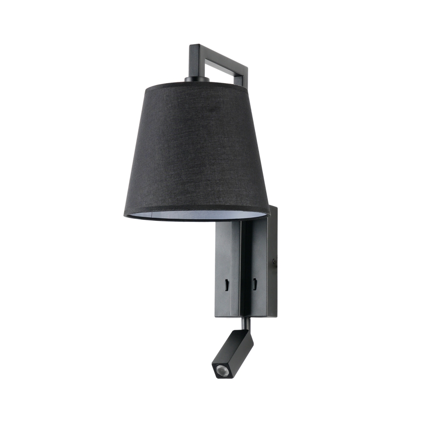 Brilagi - Lampe murale LED RAYAS 1xE14/40W/230V + LED/3W noir