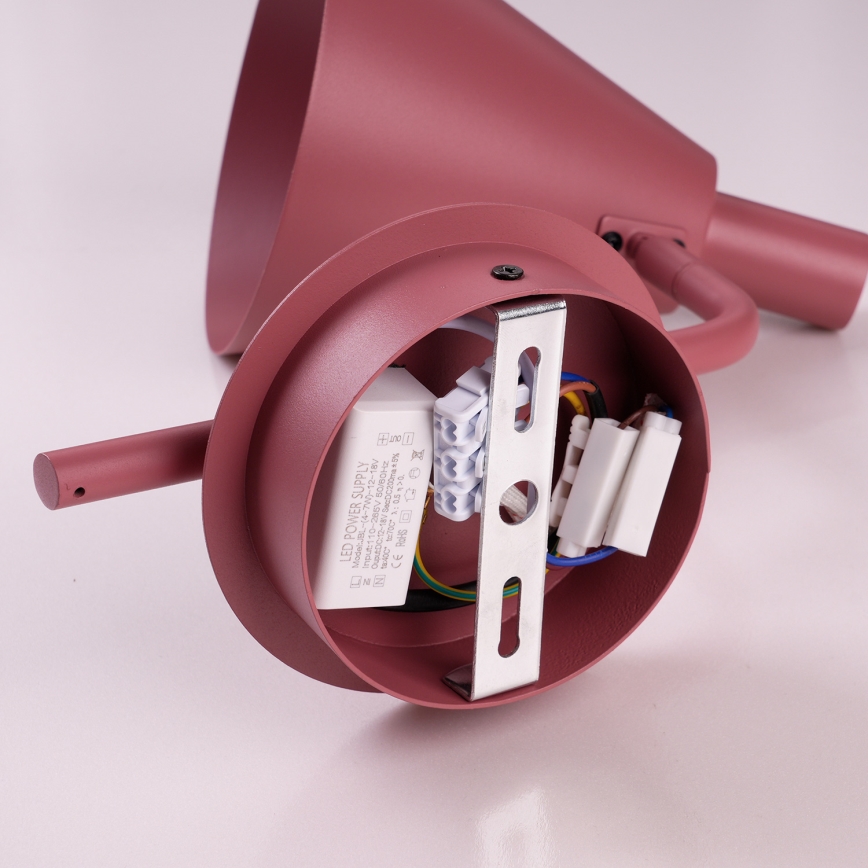 Brilagi - Lampe murale LUCERA LED/3W/230V bordeaux