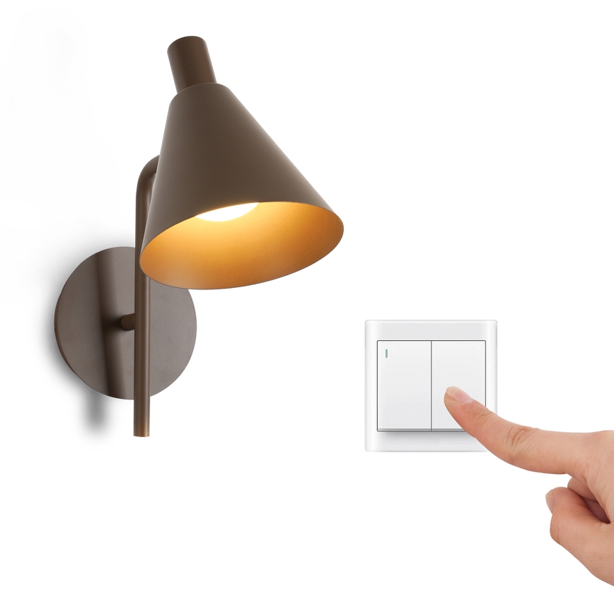 Brilagi - Lampe murale LUCERA LED/3W/230V marron