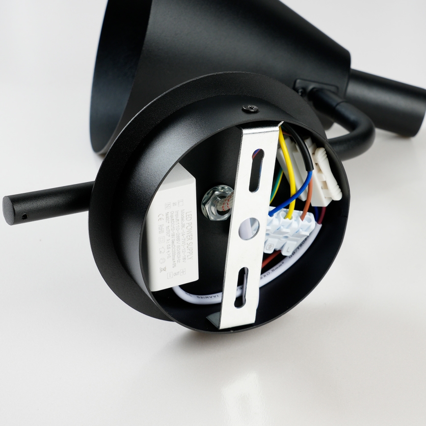 Brilagi - Lampe murale LUCERA LED/3W/230V noir
