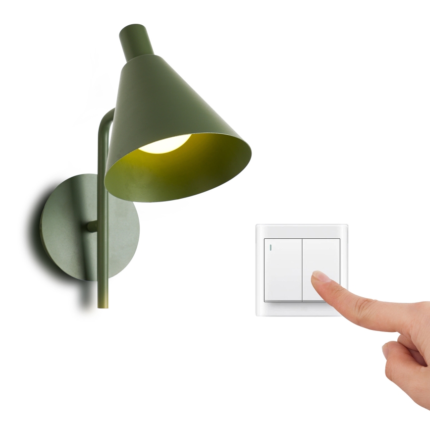 Brilagi - Lampe murale LUCERA LED/3W/230V vert