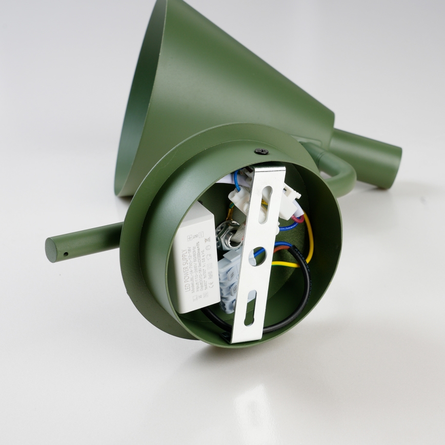 Brilagi - Lampe murale LUCERA LED/3W/230V vert