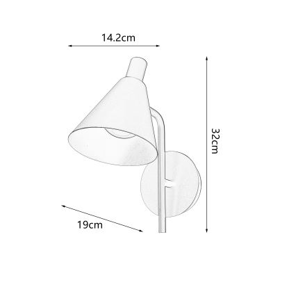 Brilagi - Lampe murale LUCERA LED/3W/230V vert