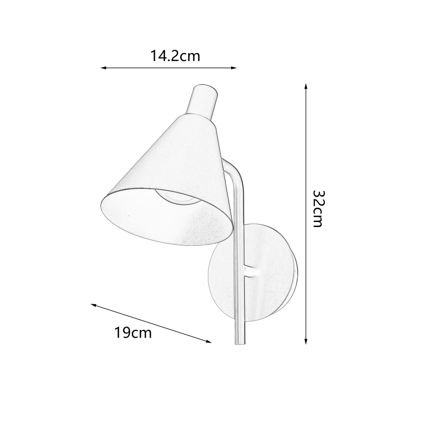 Brilagi - Lampe murale LUCERA LED/3W/230V vert