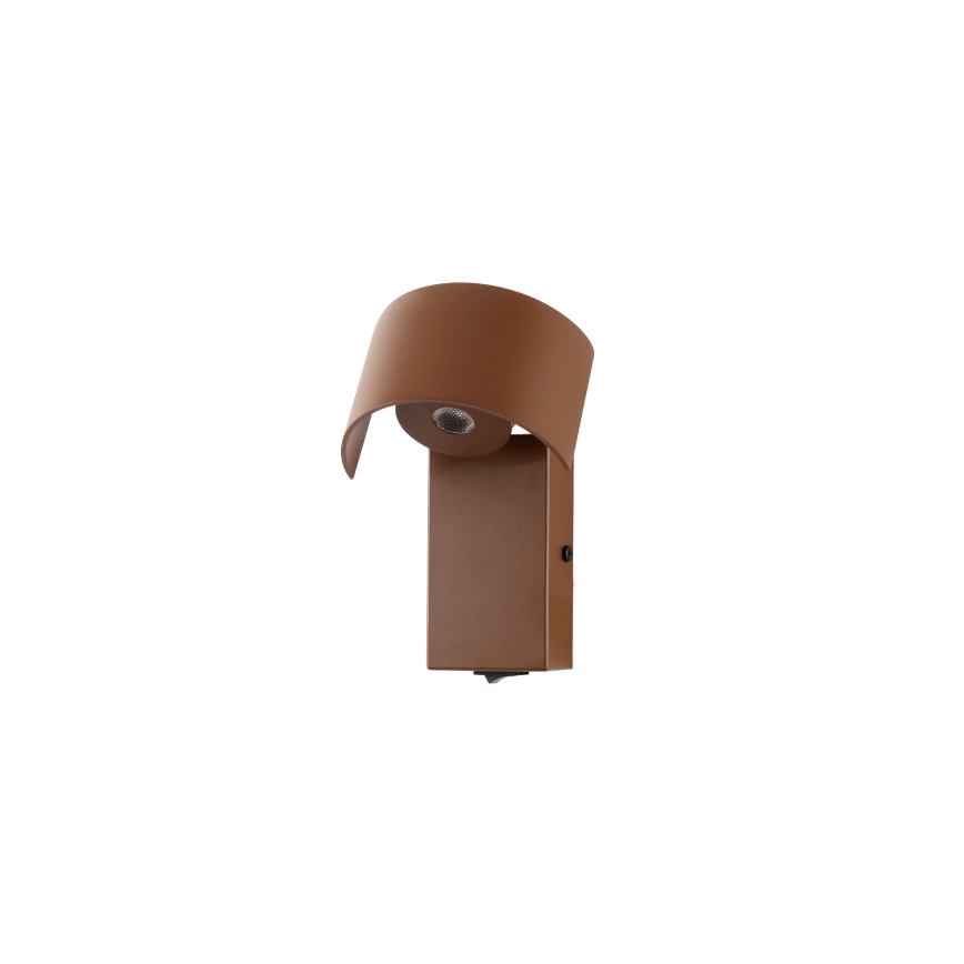 Brilagi - Lampe murale VASTO LED/3W/230V marron