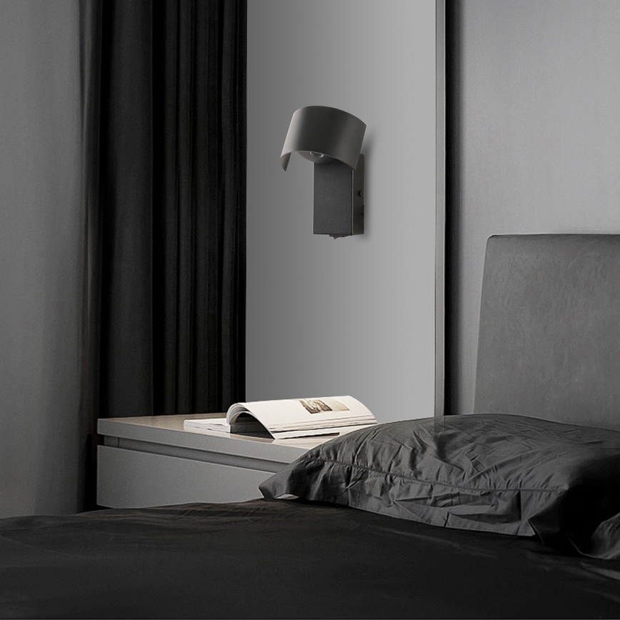 Brilagi - Lampe murale VASTO LED/3W/230V noir