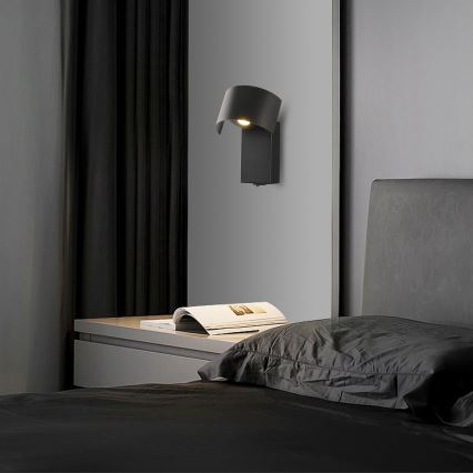 Brilagi - Lampe murale VASTO LED/3W/230V noir
