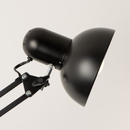 Brilagi - Lampe sur pied orientable TASKER 1xE27/60W/230V 184 cm noire
