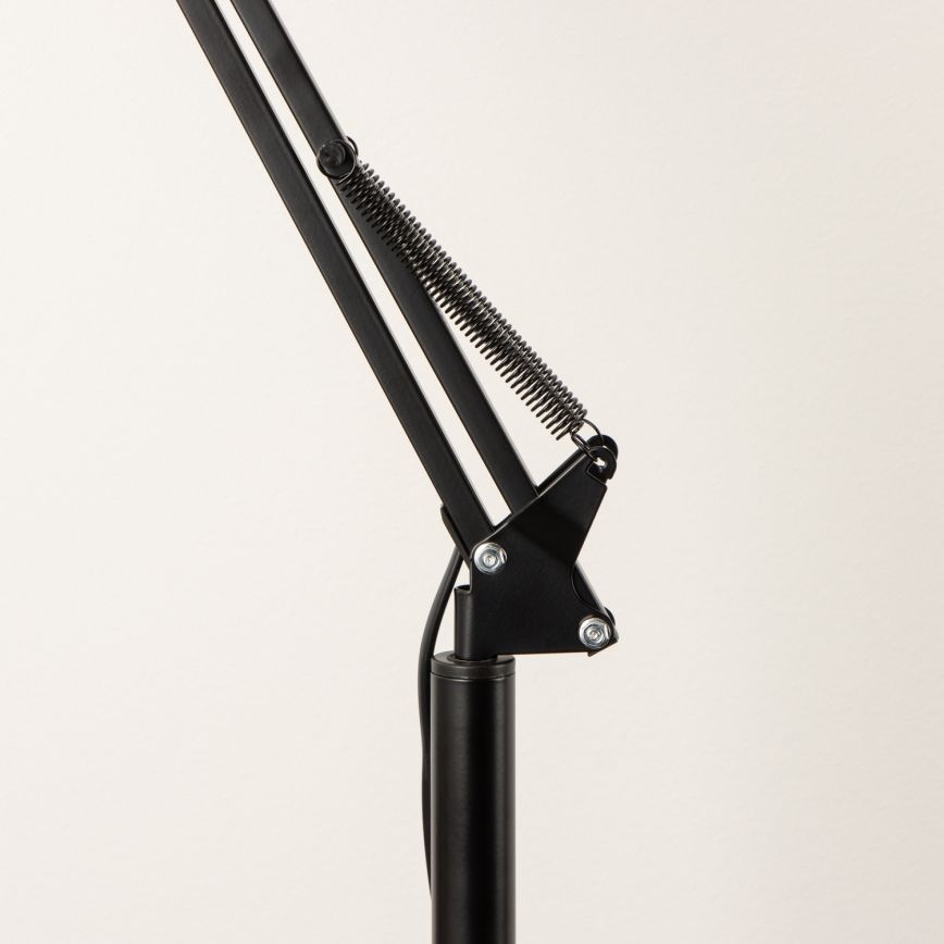 Brilagi - Lampe sur pied orientable TASKER 1xE27/60W/230V 184 cm noire