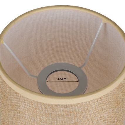 Brilagi - Lampenkap voor tafellamp TABLON E27 Ø 14 cm beige